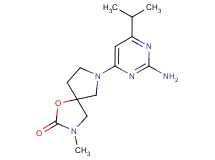 7-(2-amino-6-isopropylpyrimidin-4-yl)-3-methyl-1-oxa-3,7-diazaspiro[4.4]nonan-2-one