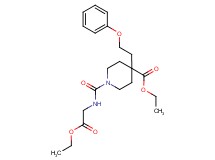 ethyl 1-{[(2-ethoxy-2-oxoethyl)amino]carbonyl}-4-(2-phenoxyethyl)-4-piperidinecarboxylate