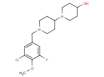 1'-(3-chloro-5-fluoro-4-methoxybenzyl)-1,4'-bipiperidin-4-ol