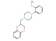 1-(2,3-dihydro-1,4-benzodioxin-2-ylmethyl)-4-(2-methoxyphenyl)piperazine trifluoroacetate