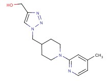 (1-{[1-(4-methyl-2-pyridinyl)-4-piperidinyl]methyl}-1H-1,2,3-triazol-4-yl)methanol trifluoroacetate (salt)