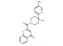 2-{[4-hydroxy-4-(5-methylpyridin-2-yl)piperidin-1-yl]carbonyl}-4H-chromen-4-one