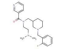 N-[2-(dimethylamino)ethyl]-N-{[1-(2-fluorobenzyl)-3-piperidinyl]methyl}nicotinamide