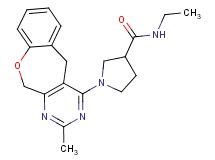 N-ethyl-1-(2-methyl-5,11-dihydro[1]benzoxepino[3,4-d]pyrimidin-4-yl)pyrrolidine-3-carboxamide