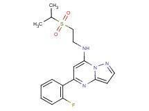 5-(2-fluorophenyl)-N-[2-(isopropylsulfonyl)ethyl]pyrazolo[1,5-a]pyrimidin-7-amine