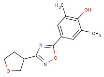 2,6-dimethyl-4-[3-(tetrahydrofuran-3-yl)-1,2,4-oxadiazol-5-yl]phenol