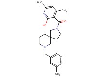 4,6-dimethyl-3-{[7-(3-methylbenzyl)-2,7-diazaspiro[4.5]dec-2-yl]carbonyl}-2-pyridinol