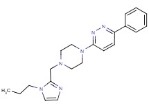 3-phenyl-6-{4-[(1-propyl-1H-imidazol-2-yl)methyl]piperazin-1-yl}pyridazine