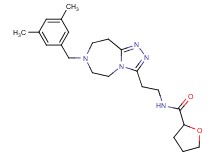 N-{2-[7-(3,5-dimethylbenzyl)-6,7,8,9-tetrahydro-5H-[1,2,4]triazolo[4,3-d][1,4]diazepin-3-yl]ethyl}tetrahydro-2-furancarboxamide