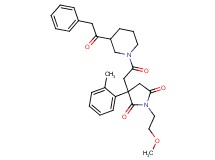 1-(2-methoxyethyl)-3-(2-methylphenyl)-3-{2-oxo-2-[3-(phenylacetyl)-1-piperidinyl]ethyl}-2,5-pyrrolidinedione