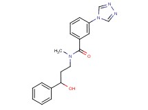 N-(3-hydroxy-3-phenylpropyl)-N-methyl-3-(4H-1,2,4-triazol-4-yl)benzamide