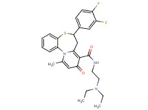 N-[2-(diethylamino)ethyl]-6-(3,4-difluorophenyl)-11-methyl-9-oxo-7,9-dihydro-6H-pyrido[2,1-d][1,5]benzothiazepine-8-carboxamide