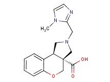 (3aR*,9bR*)-2-[(1-methyl-1H-imidazol-2-yl)methyl]-1,2,3,9b-tetrahydrochromeno[3,4-c]pyrrole-3a(4H)-carboxylic acid