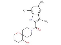 9-[(3,5,7-trimethyl-1H-indol-2-yl)carbonyl]-1-oxa-9-azaspiro[5.5]undecan-5-ol