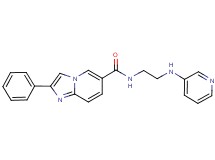 2-phenyl-N-[2-(pyridin-3-ylamino)ethyl]imidazo[1,2-a]pyridine-6-carboxamide