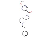 2-[(2-methoxy-5-pyrimidinyl)carbonyl]-7-(2-phenylethyl)-2,7-diazaspiro[4.5]decane