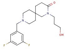 9-(3,5-difluorobenzyl)-2-(3-hydroxypropyl)-2,9-diazaspiro[5.5]undecan-3-one