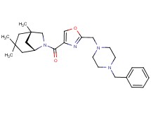 (1S*,5R*)-6-({2-[(4-benzyl-1-piperazinyl)methyl]-1,3-oxazol-4-yl}carbonyl)-1,3,3-trimethyl-6-azabicyclo[3.2.1]octane