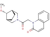 1-{2-[(8-syn)-8-methoxy-3-azabicyclo[3.2.1]oct-3-yl]-2-oxoethyl}quinolin-2(1H)-one
