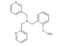 (2-methoxybenzyl)(pyridin-2-ylmethyl)(pyridin-3-ylmethyl)amine