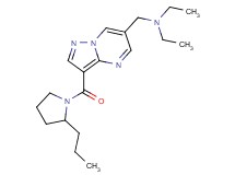 N-ethyl-N-({3-[(2-propylpyrrolidin-1-yl)carbonyl]pyrazolo[1,5-a]pyrimidin-6-yl}methyl)ethanamine