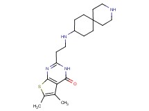 2-[2-(3-azaspiro[5.5]undec-9-ylamino)ethyl]-5,6-dimethylthieno[2,3-d]pyrimidin-4(3H)-one dihydrochloride