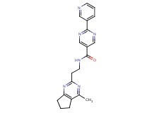 N-[2-(4-methyl-6,7-dihydro-5H-cyclopenta[d]pyrimidin-2-yl)ethyl]-2-(3-pyridinyl)-5-pyrimidinecarboxamide