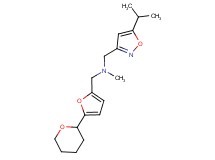 1-(5-isopropylisoxazol-3-yl)-N-methyl-N-{[5-(tetrahydro-2H-pyran-2-yl)-2-furyl]methyl}methanamine