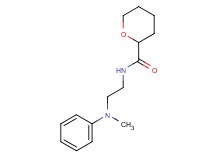 N-{2-[methyl(phenyl)amino]ethyl}tetrahydro-2H-pyran-2-carboxamide