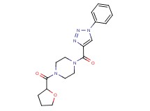 1-[(1-phenyl-1H-1,2,3-triazol-4-yl)carbonyl]-4-(tetrahydro-2-furanylcarbonyl)piperazine