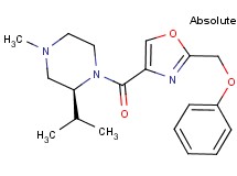 (2S)-2-isopropyl-4-methyl-1-{[2-(phenoxymethyl)-1,3-oxazol-4-yl]carbonyl}piperazine