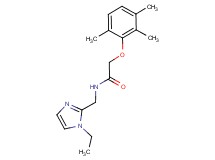 N-[(1-ethyl-1H-imidazol-2-yl)methyl]-2-(2,3,6-trimethylphenoxy)acetamide