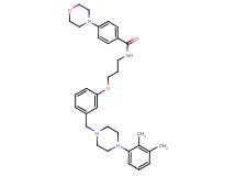 N-[3-(3-{[4-(2,3-dimethylphenyl)-1-piperazinyl]methyl}phenoxy)propyl]-4-(4-morpholinyl)benzamide