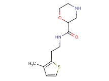 N-[2-(3-methyl-2-thienyl)ethyl]-2-morpholinecarboxamide hydrochloride