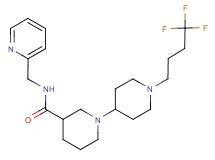 N-(pyridin-2-ylmethyl)-1'-(4,4,4-trifluorobutyl)-1,4'-bipiperidine-3-carboxamide