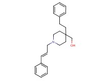 {4-(2-phenylethyl)-1-[(2E)-3-phenyl-2-propen-1-yl]-4-piperidinyl}methanol