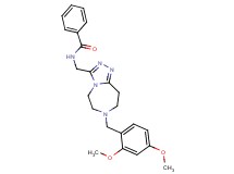 N-{[7-(2,4-dimethoxybenzyl)-6,7,8,9-tetrahydro-5H-[1,2,4]triazolo[4,3-d][1,4]diazepin-3-yl]methyl}benzamide