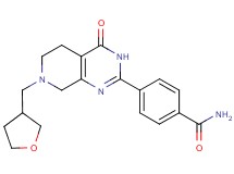 4-[4-oxo-7-(tetrahydrofuran-3-ylmethyl)-3,4,5,6,7,8-hexahydropyrido[3,4-d]pyrimidin-2-yl]benzamide