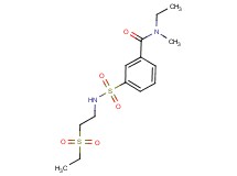 N-ethyl-3-({[2-(ethylsulfonyl)ethyl]amino}sulfonyl)-N-methylbenzamide
