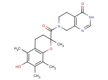 7-[(6-hydroxy-2,5,7,8-tetramethyl-3,4-dihydro-2H-chromen-2-yl)carbonyl]-5,6,7,8-tetrahydropyrido[3,4-d]pyrimidin-4(3H)-one
