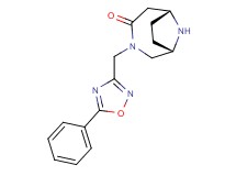 rel-(1S,6R)-3-[(5-phenyl-1,2,4-oxadiazol-3-yl)methyl]-3,9-diazabicyclo[4.2.1]nonan-4-one hydrochloride