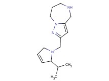 2-[(2-isopropyl-2,5-dihydro-1H-pyrrol-1-yl)methyl]-5,6,7,8-tetrahydro-4H-pyrazolo[1,5-a][1,4]diazepine