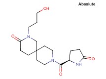 2-(3-hydroxypropyl)-9-{[(2R)-5-oxo-2-pyrrolidinyl]carbonyl}-2,9-diazaspiro[5.5]undecan-3-one