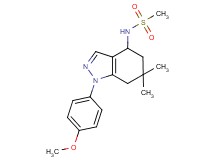 N-[1-(4-methoxyphenyl)-6,6-dimethyl-4,5,6,7-tetrahydro-1H-indazol-4-yl]methanesulfonamide