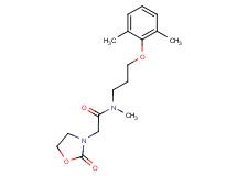N-[3-(2,6-dimethylphenoxy)propyl]-N-methyl-2-(2-oxo-1,3-oxazolidin-3-yl)acetamide