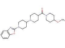 1'-(1,3-benzoxazol-2-yl)-4-[(4-methoxy-1-piperidinyl)carbonyl]-1,4'-bipiperidine