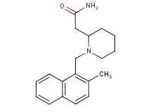 2-{1-[(2-methyl-1-naphthyl)methyl]piperidin-2-yl}acetamide