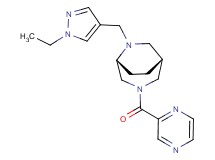 (1R*,5R*)-6-[(1-ethyl-1H-pyrazol-4-yl)methyl]-3-(2-pyrazinylcarbonyl)-3,6-diazabicyclo[3.2.2]nonane