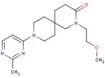 2-(2-methoxyethyl)-9-(2-methylpyrimidin-4-yl)-2,9-diazaspiro[5.5]undecan-3-one