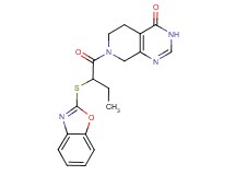 7-[2-(1,3-benzoxazol-2-ylthio)butanoyl]-5,6,7,8-tetrahydropyrido[3,4-d]pyrimidin-4(3H)-one